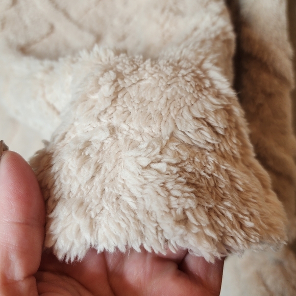 NWT Buckle Cozy Sherpa Fleece Cream 1/4 Zip Pullover Soft Stretch Size Small - Picture 3 of 16